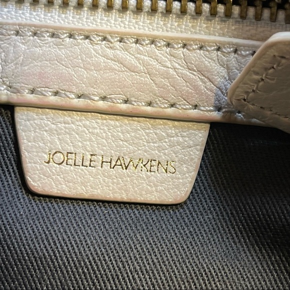 Joelle Hawkens Hunt Top Handle off-withe leather Bag - Picture 10 of 15
